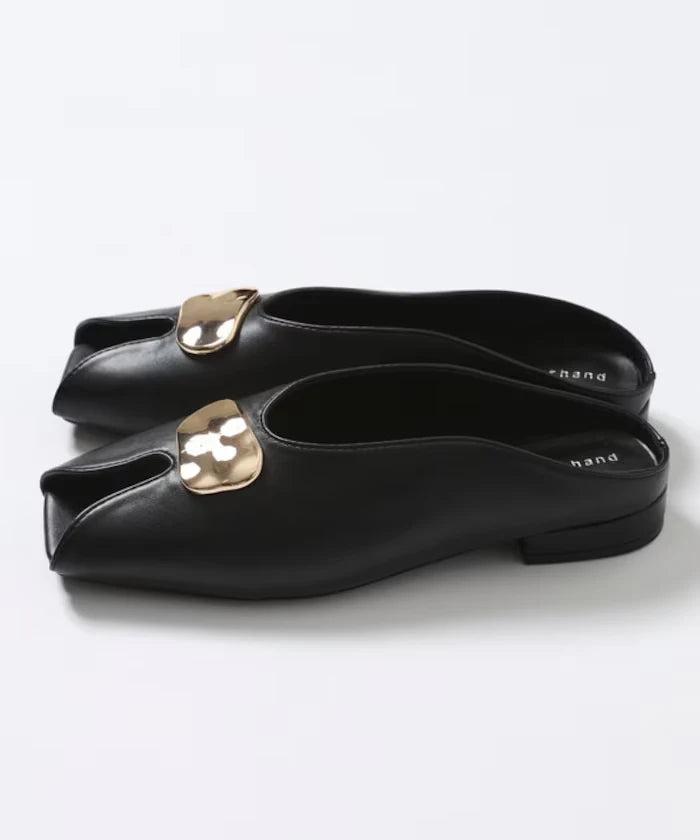 Nuance Plate Open Toe Shoes