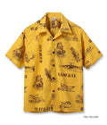 Cotton Broad Hawaiian Shirt "Island Aviation"