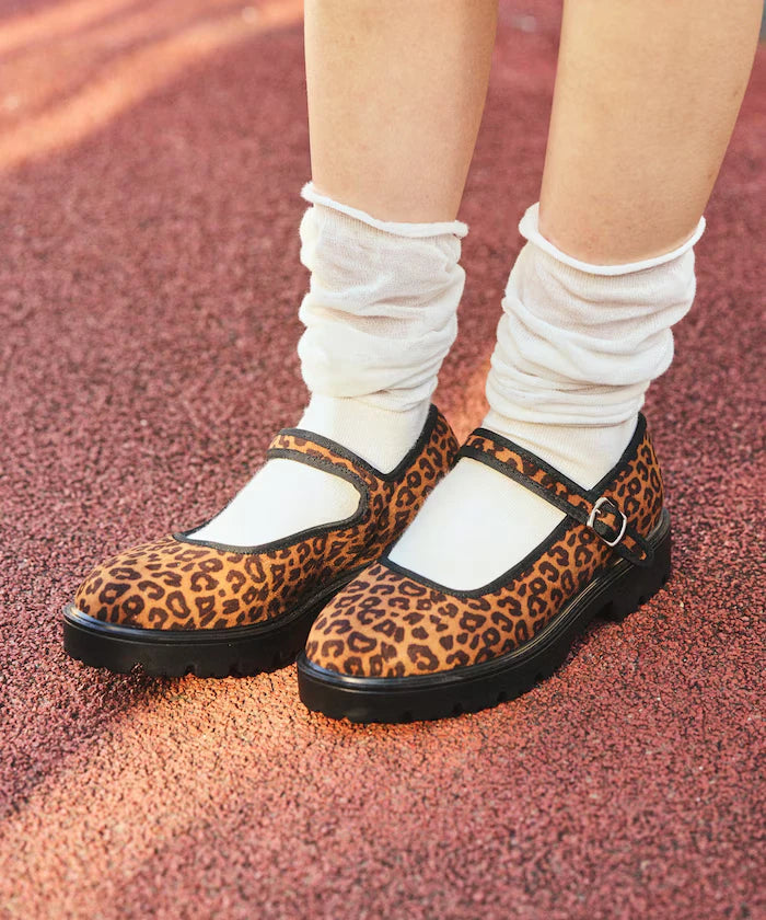 Sunny Rain Compatible Chunky Mary Jane Sneakers