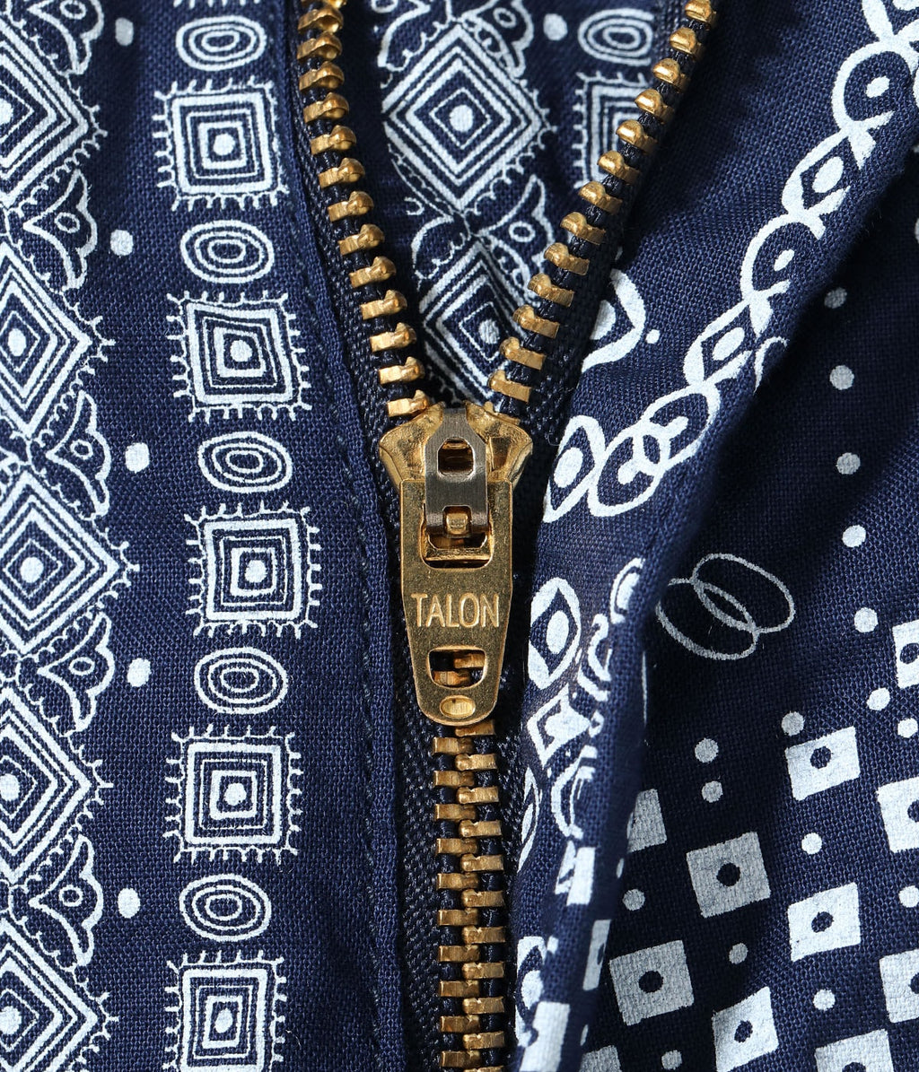 NATIVE AMERICAN BANDANA PATCHWORK PRINT WORK SHORTS