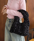 2WAY Sequin Gather Bag