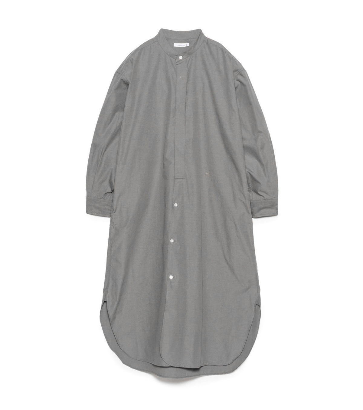 Band Collar Wind Shirt Dress
