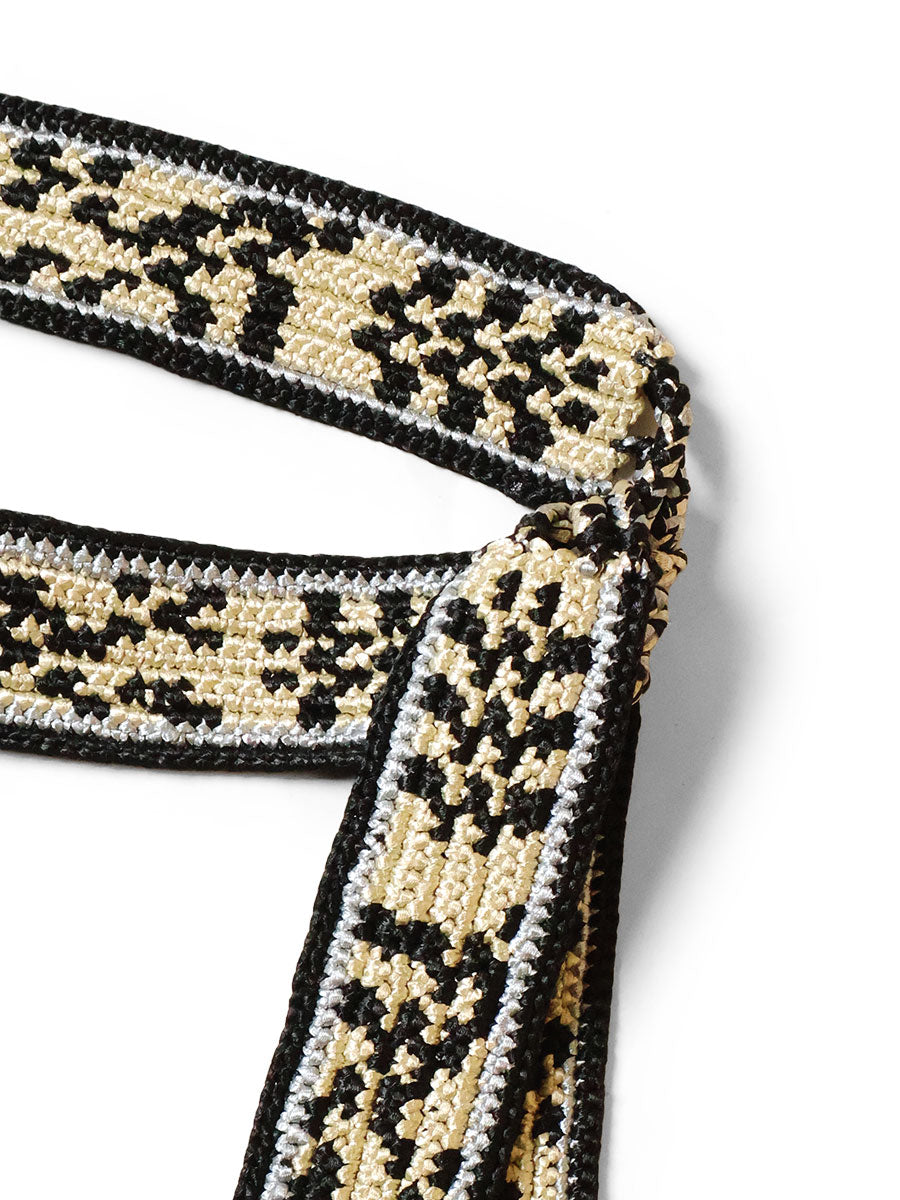 Macrame Maxi Belt (Chippewa Basket River Pattern)