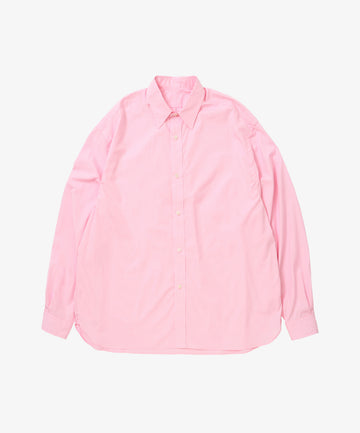 wide shirt with pocket thomas mason pink