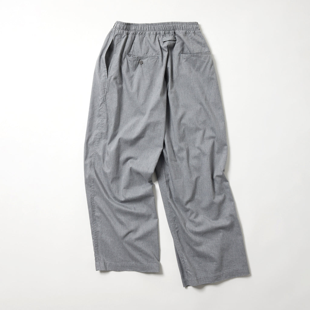 GL42617 / COTTON ×SILK NEL 2TUCK EASY WIDE PANTS