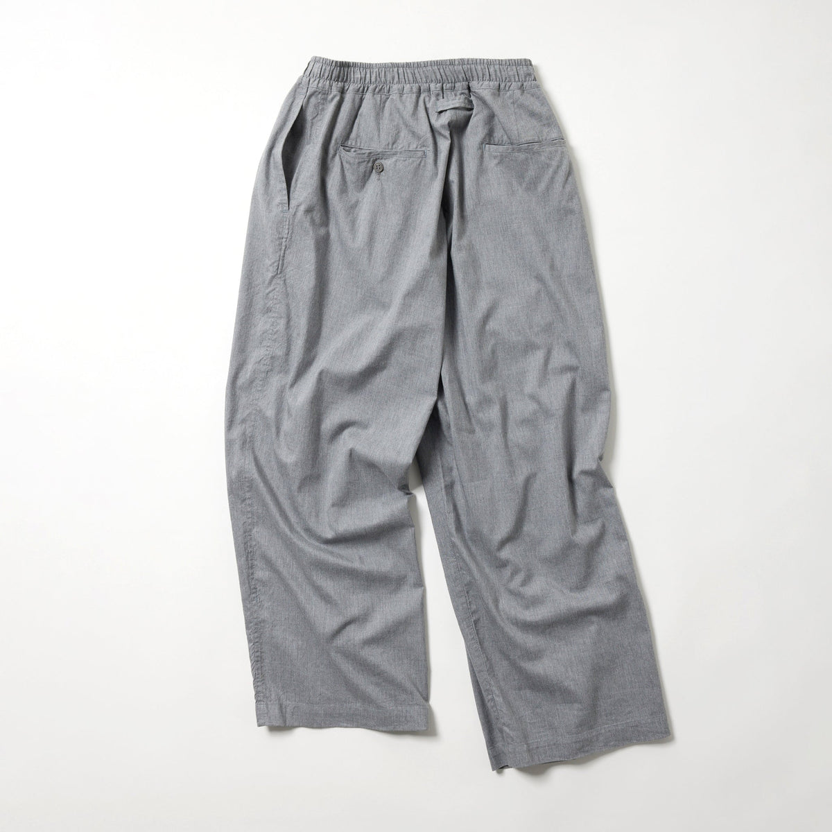 GL42617 / COTTON ×SILK NEL 2TUCK EASY WIDE PANTS