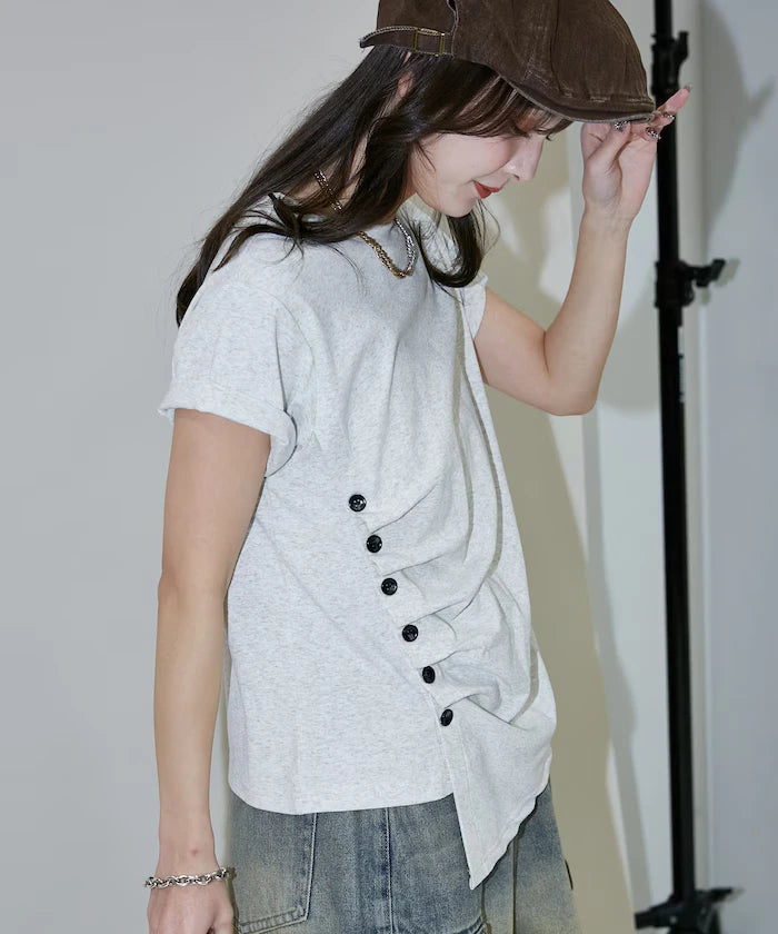 Button Design T-Shirt Limited Edition