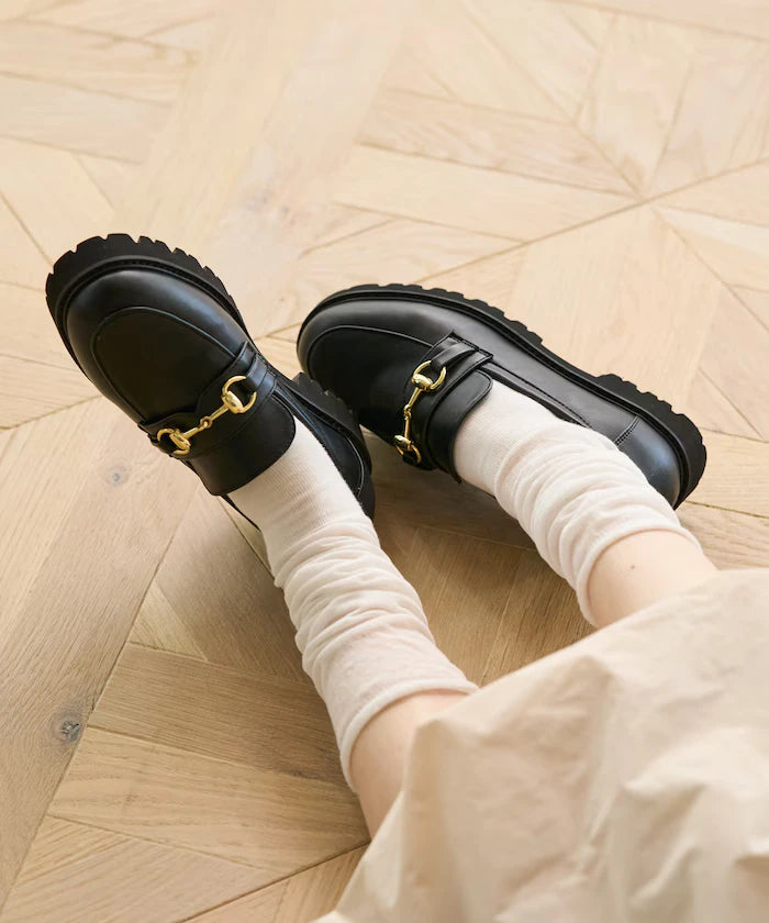 Rainy And Sunny Chunky Loafer/Thick Sole Loafer