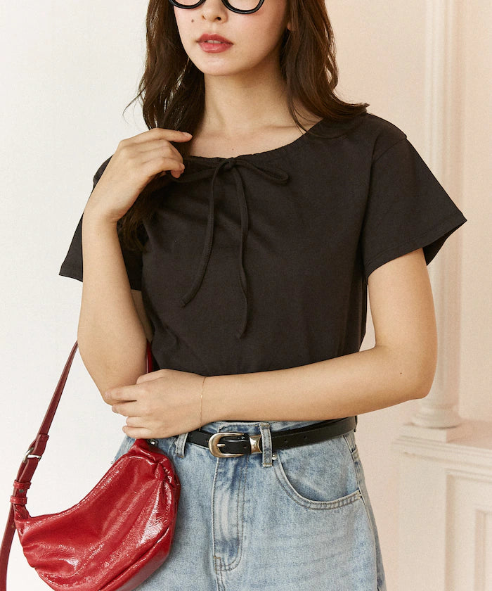 Drawstring Ribbon T-Shirt Limited Edition