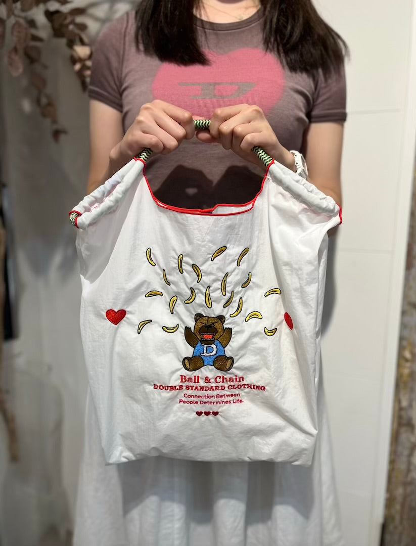 DS BEAR BANANA M#04 WHITE