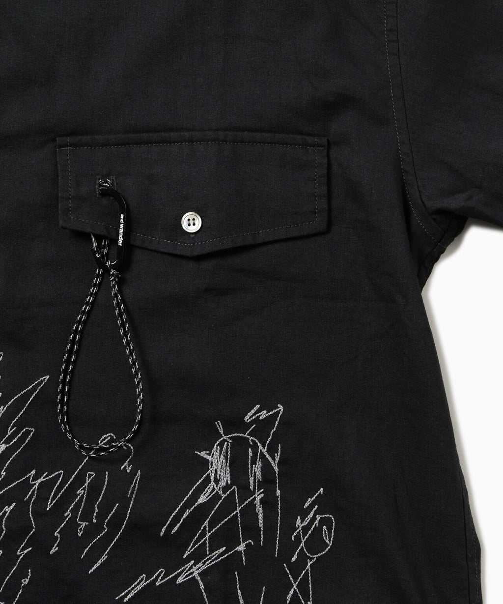reflective embroidery shirt