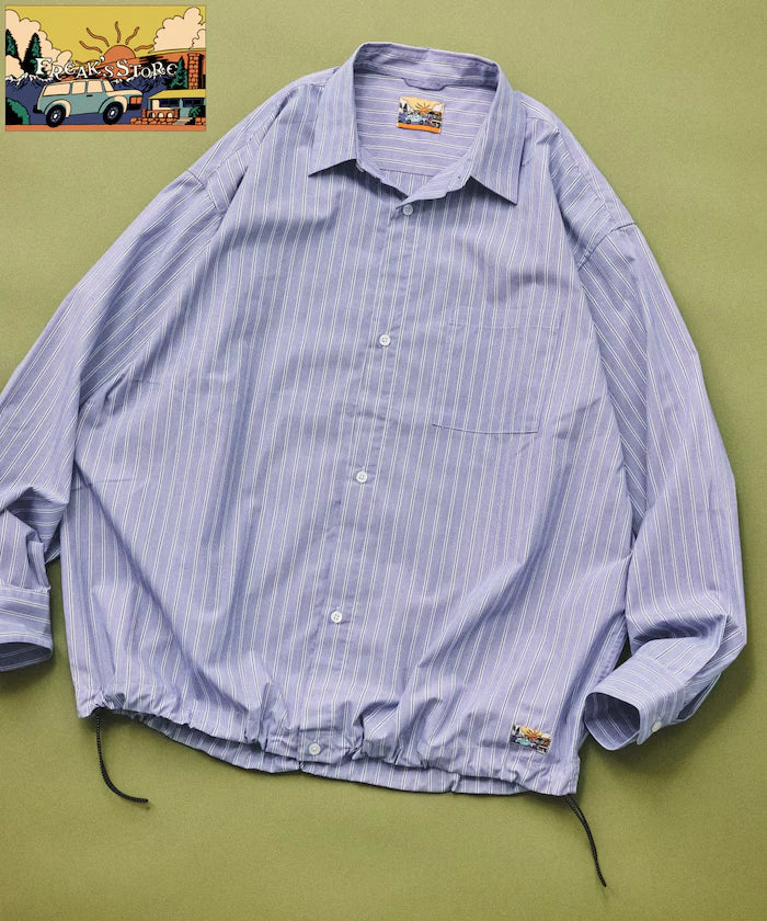 FREAK'S STORE for BEACH & FES Typewriter Spindle Regular Collar Shirt