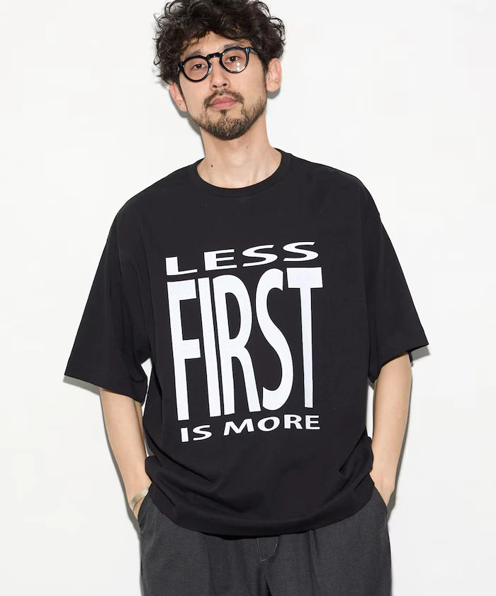 6 Ounce Front Logo Print Crew Neck T-Shirt / Print T-Shirt PRINT BIG FIRST