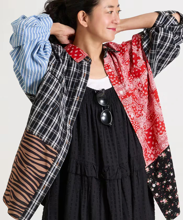 Patchwork Big Shirt