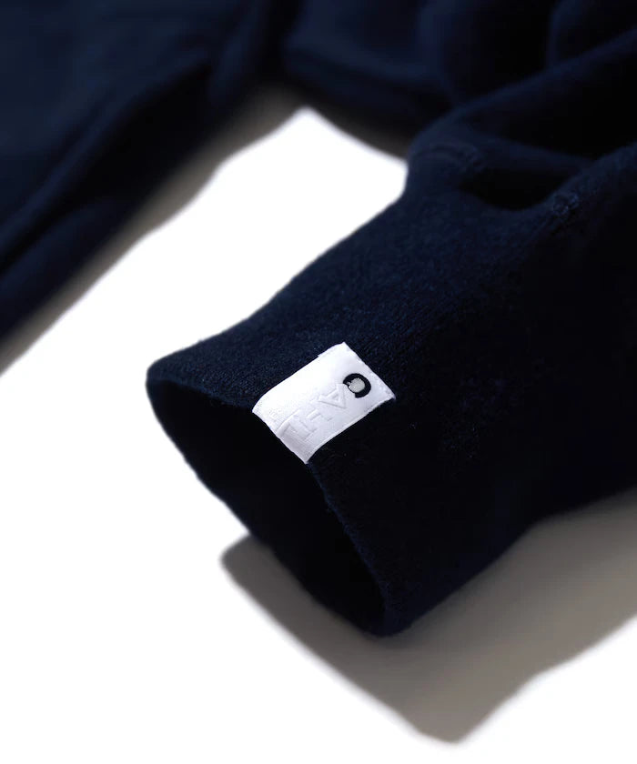 Wool Cotton Loop Back Sweat Hoodie