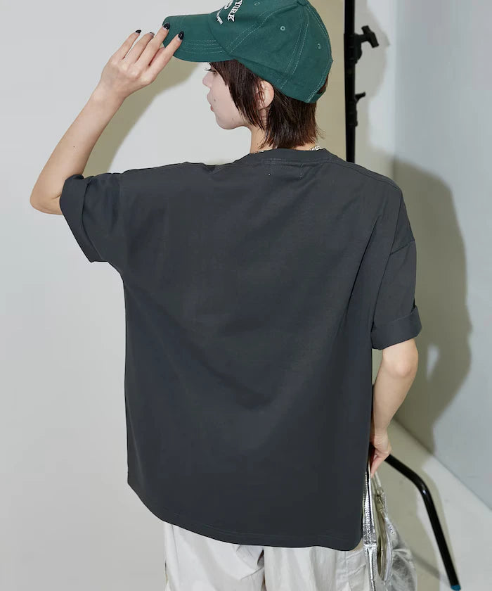 <Functional Material>Mickey Mouse Face T-Shirt Limited Edition