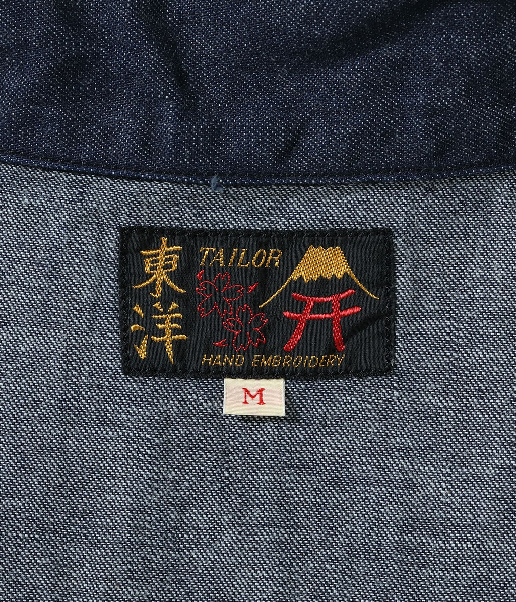 Late 1950s Style Blue Denim Okinawa Jumper "CHIBANA ARCHER'S"