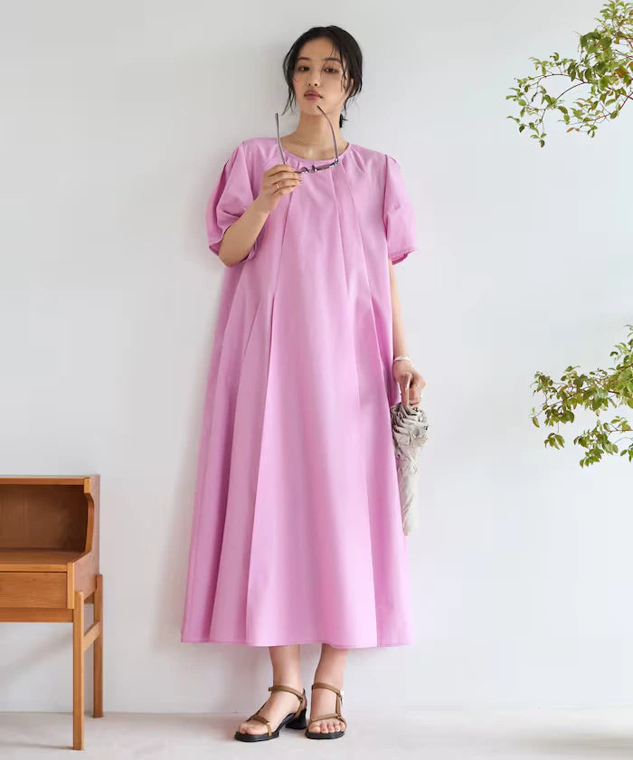 Balloon Sleeve 2WAY Dress / 5 Minute Sleeve