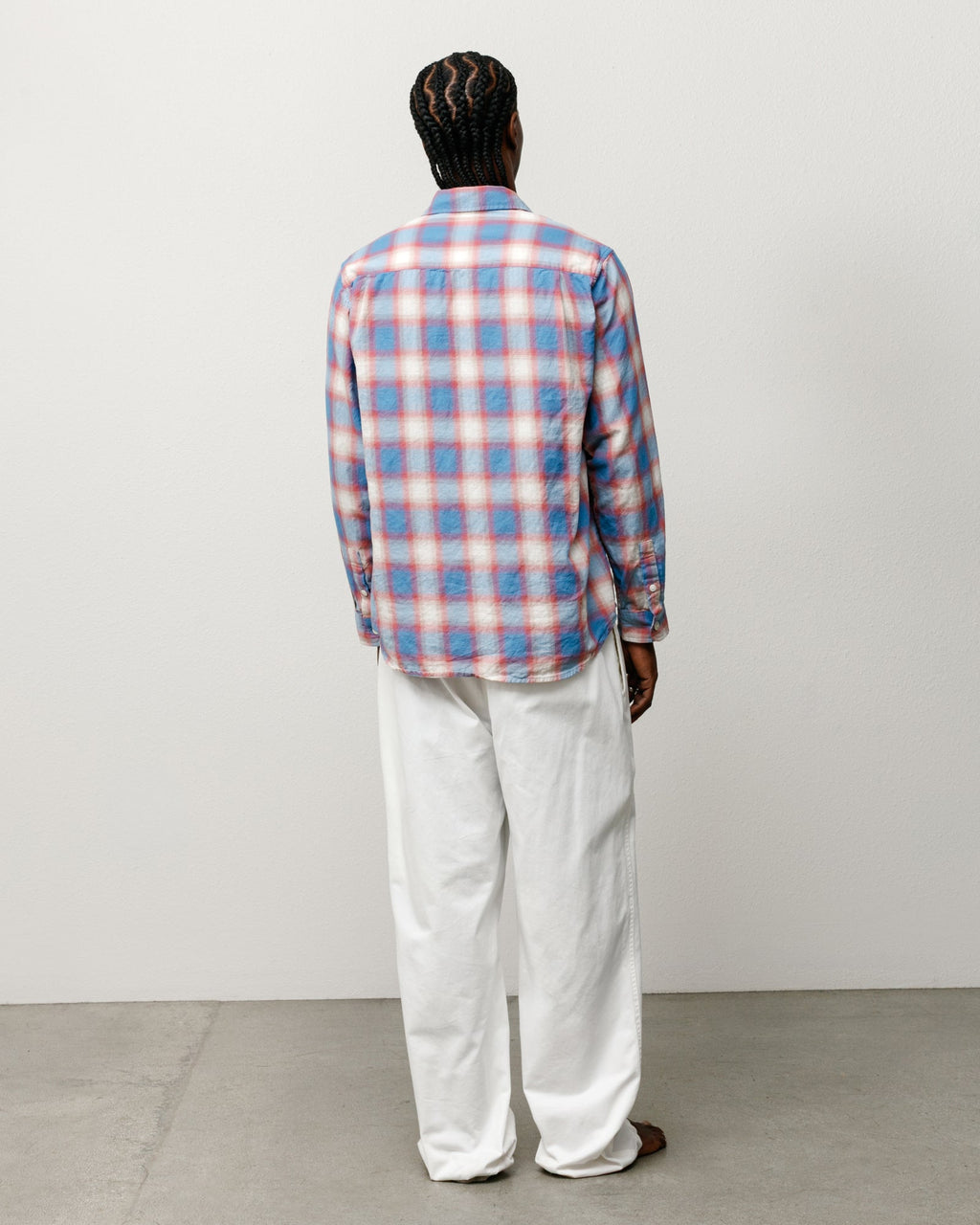 BEACH OMBRE PLAID SHIRT