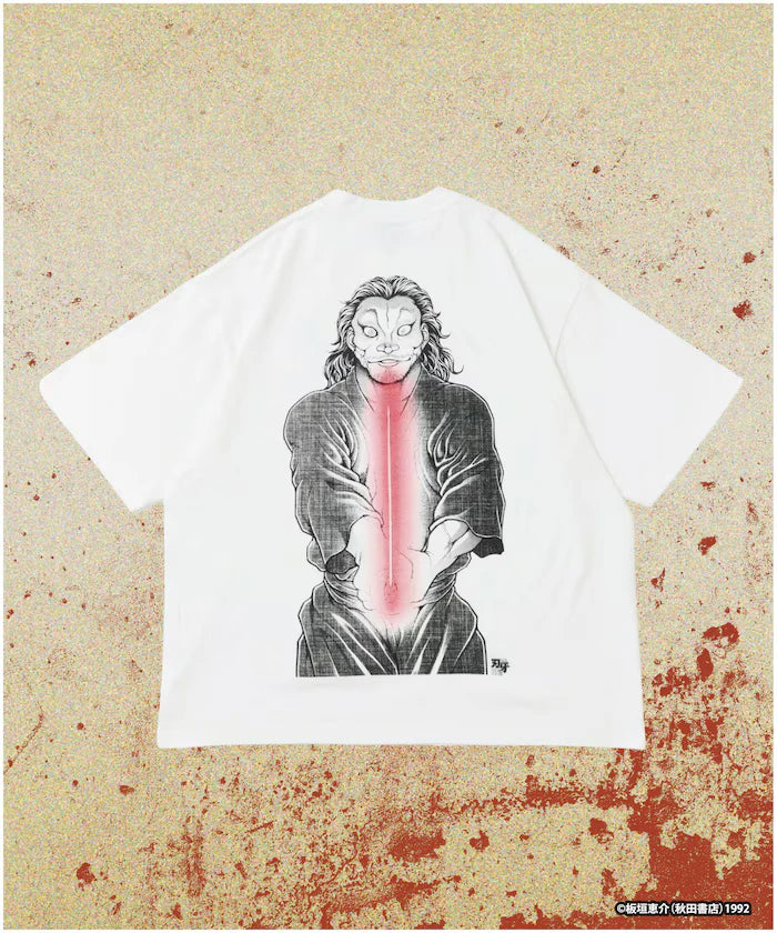 [Sale starts June 12, 12:00] Baki 'Niten Ichi Ryu/Miyamoto Musashi' Print Crewneck T-Shirt