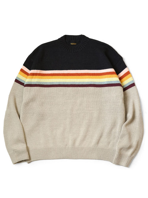 5G Cotton Knit RAINBOW & PECKISH RAINBOWY Crew...