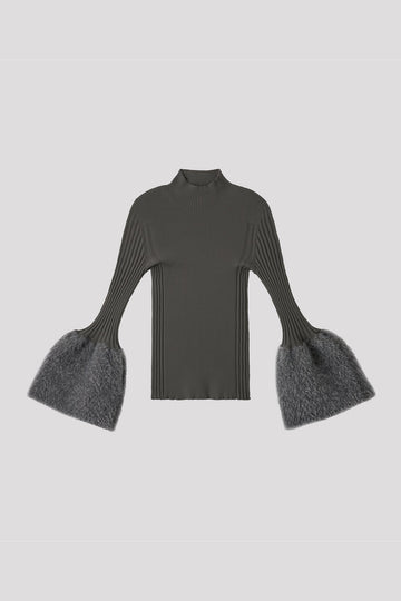 POTTERY LUXE LONG BELL SLEEVE TOP