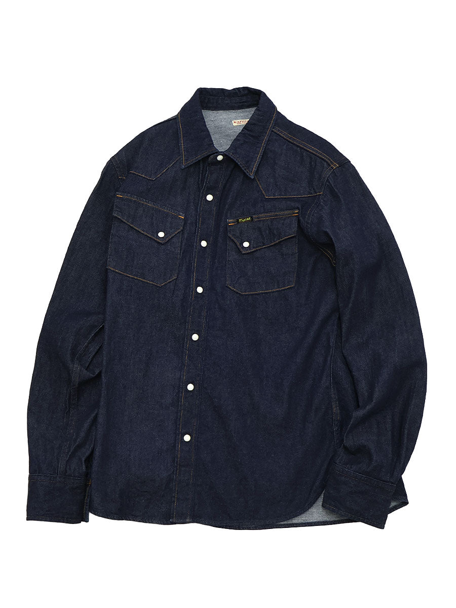 8oz Denim Western Shirt