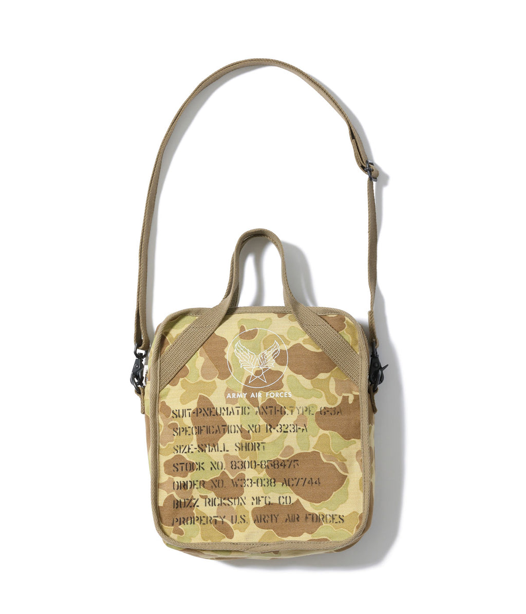SUIT-PNEUMATIC ANTI-G, TYPE G-3A FROG SKIN CAMOUFLAGE BAG