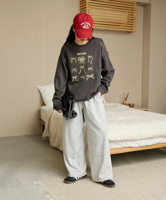 Ribbon Embroidery Crew Sweat Limited Edition