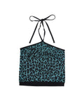 SNAKE LOGO Jacquard Halter Neck