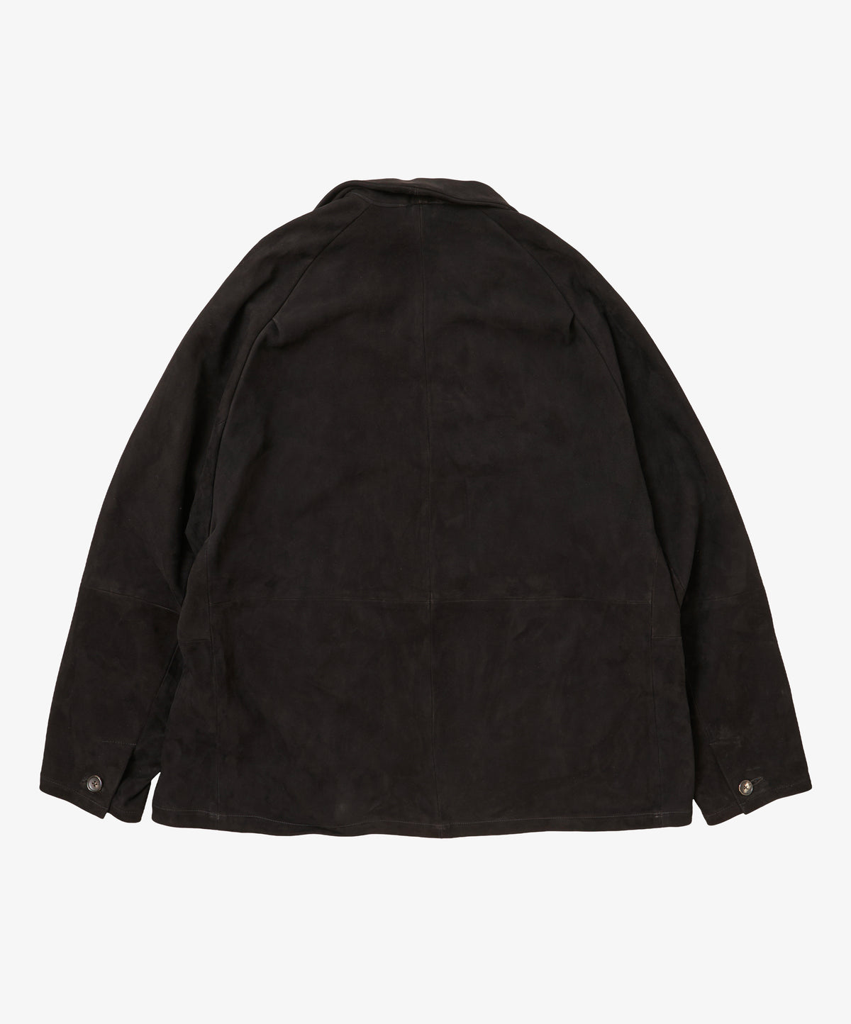 veste two button sheepskin black