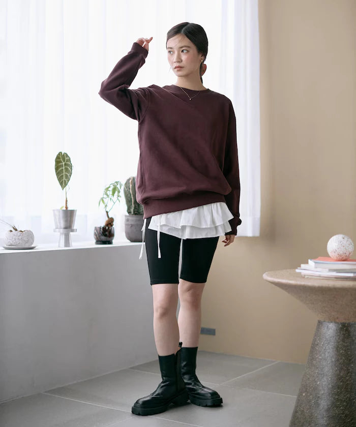 Organic Cotton Multiway Color Sweat / French Terry Sweat / Set Item