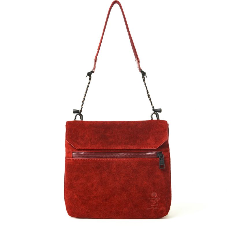 WATER PROOF SUEDE SACOCHE/WINE