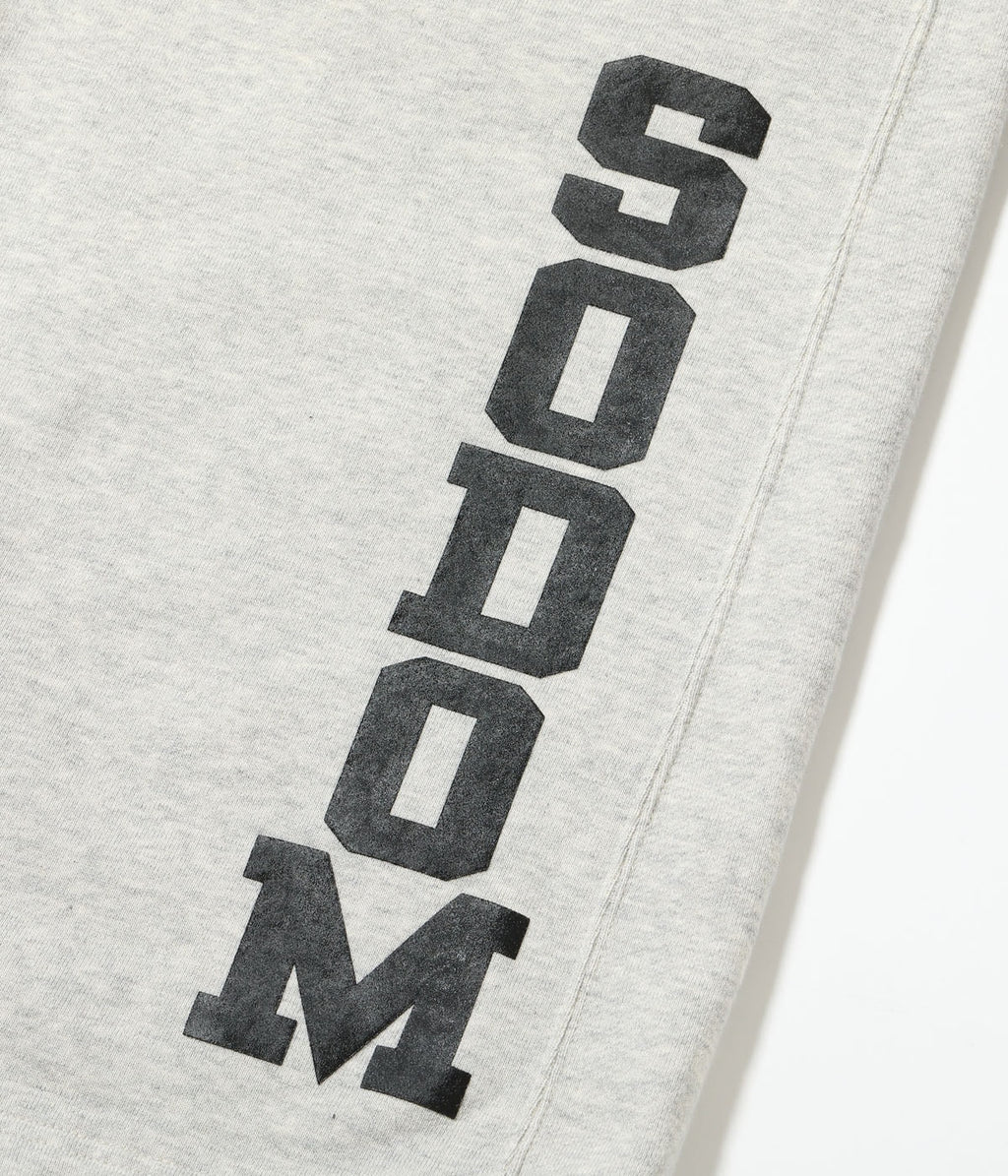 MODUCT SWEAT BAGGY SHORTS “SODOM UNIVERSITY”