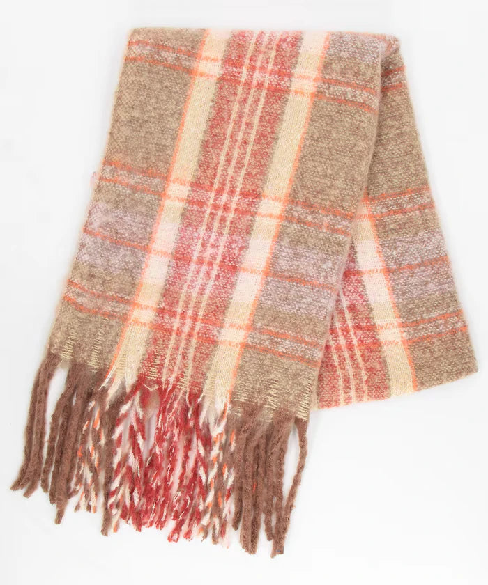 Boucle Check Scarf