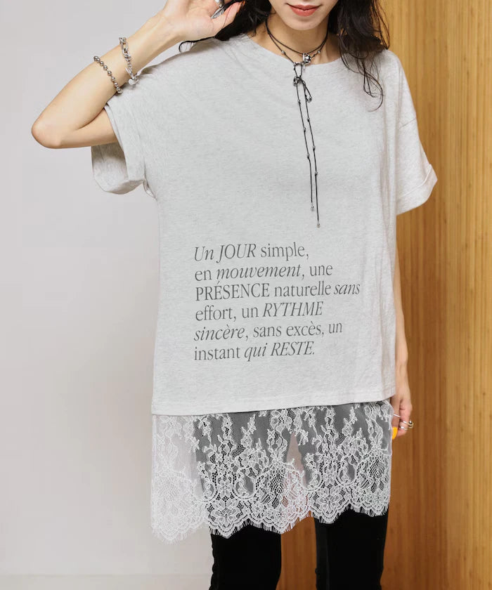 Lacedocking Print T-Shirt 【Limited Edition】