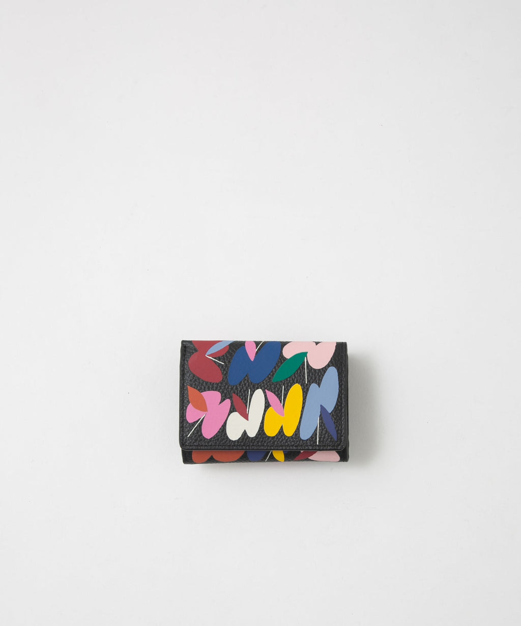 SHOGO SEKINE Collaboration Tri-fold Wallet Black SMO-SKN#01