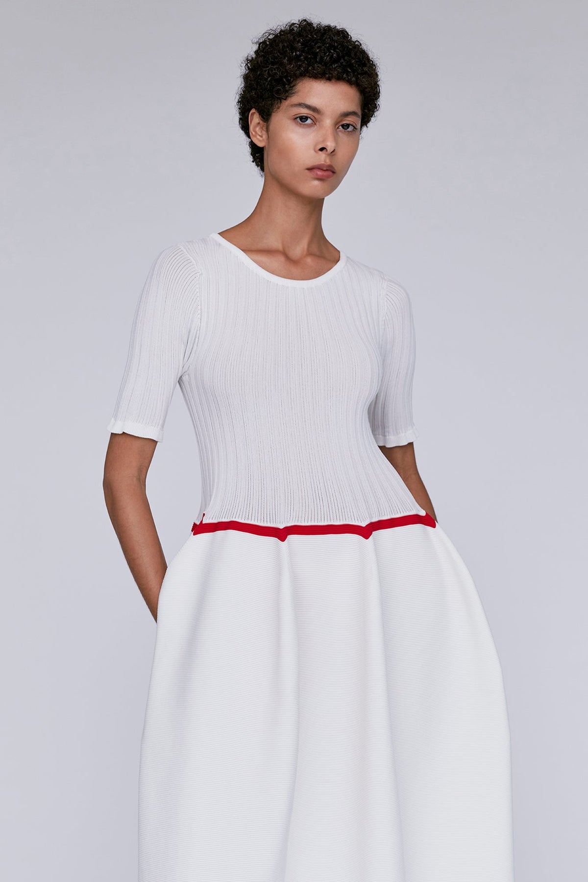 POTTERY SHORT SLEEVE DRESS