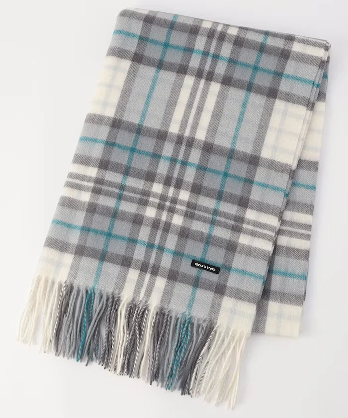 Wool Check Scarf