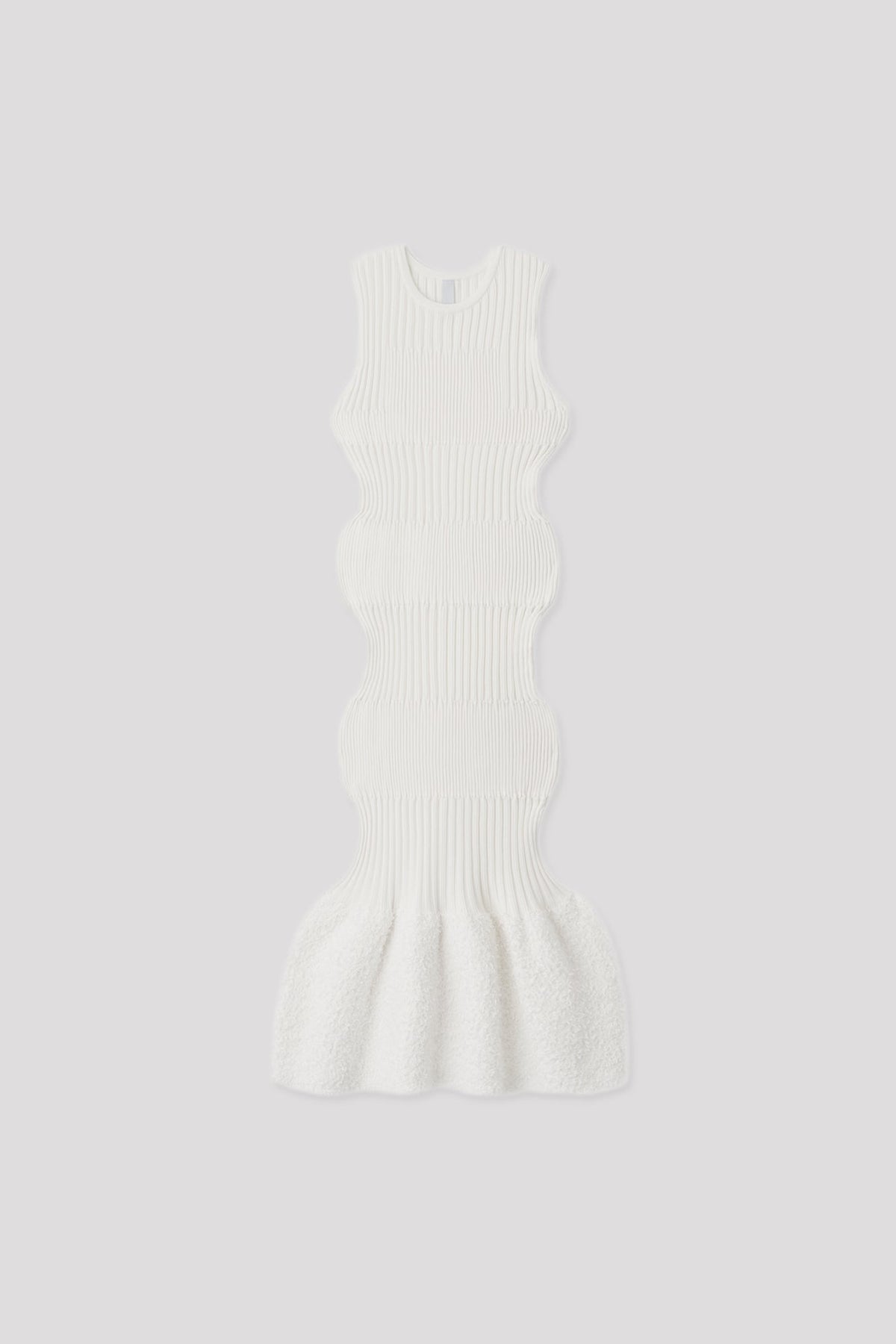FLUTED REEF SLEEVELESS MERMAID DRESS