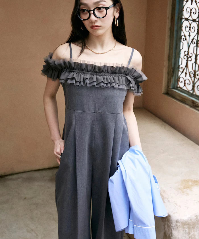 2WAY Tulle Shoulder Salopette Limited Edition