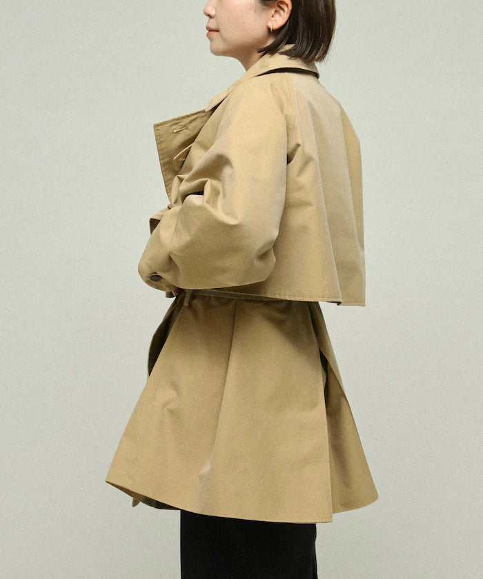 T/C Chambray Short Trench Coat