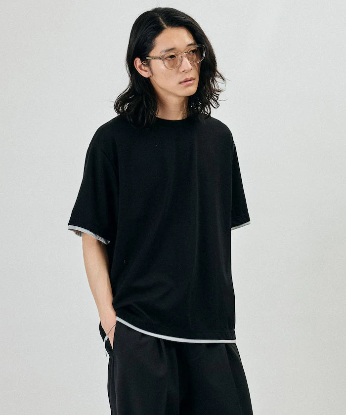 Relaxed Fit Reversible Cardboard Short Sleeve T-Shirt / Color Design