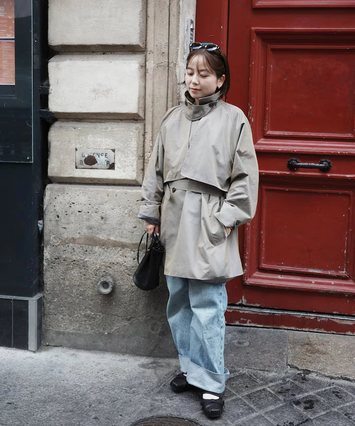 T/C Chambray Short Trench Coat