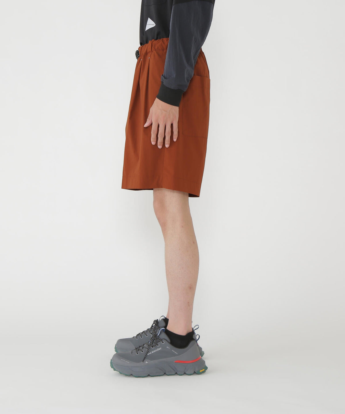 UV cut stretch short pants (M)