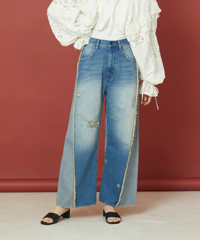 Colorful Curve Denim