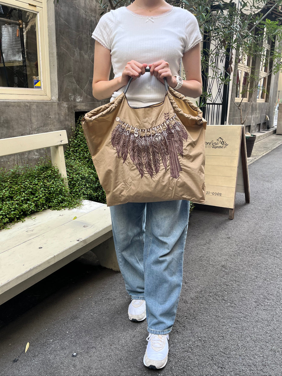 San Feather(l#108tan-333111)