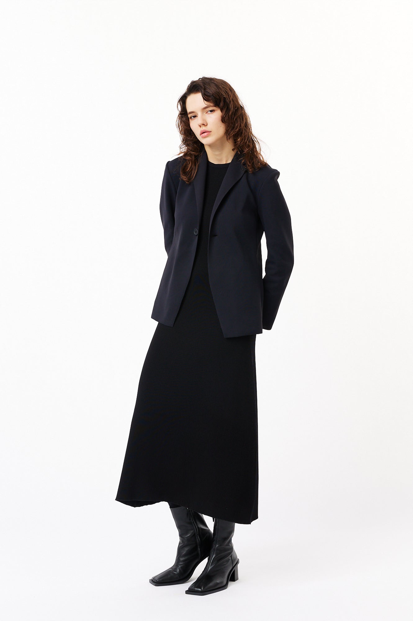 PORTRAIT SLEEVELESS DRESS