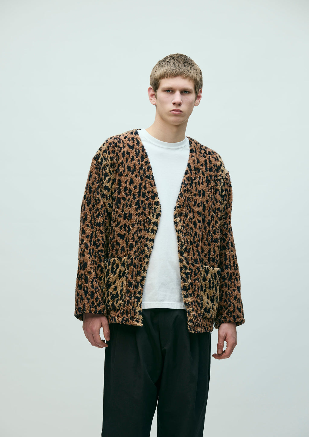 Nh X Hippopotamus Terry Cloth Cardigan Ls