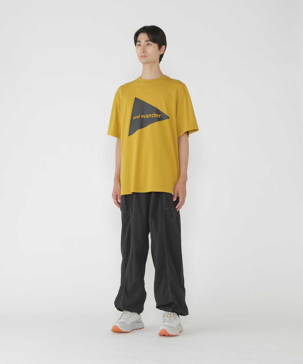 crinkled nylon pants